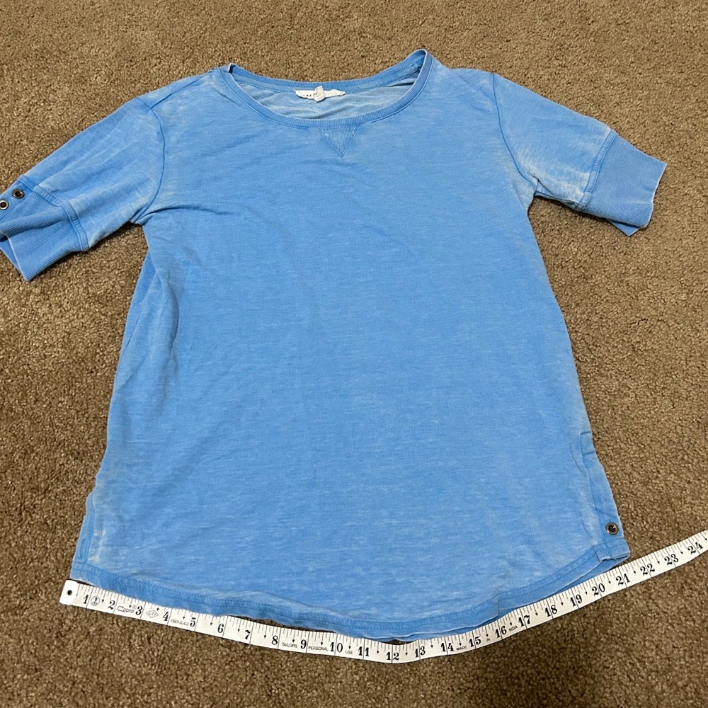 Jane and Delancey Blue Tunic Top, size S - Picture 5 of 12